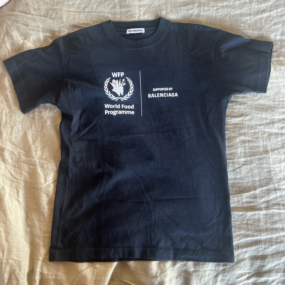 Balenciaga Black WFP Support Tee
